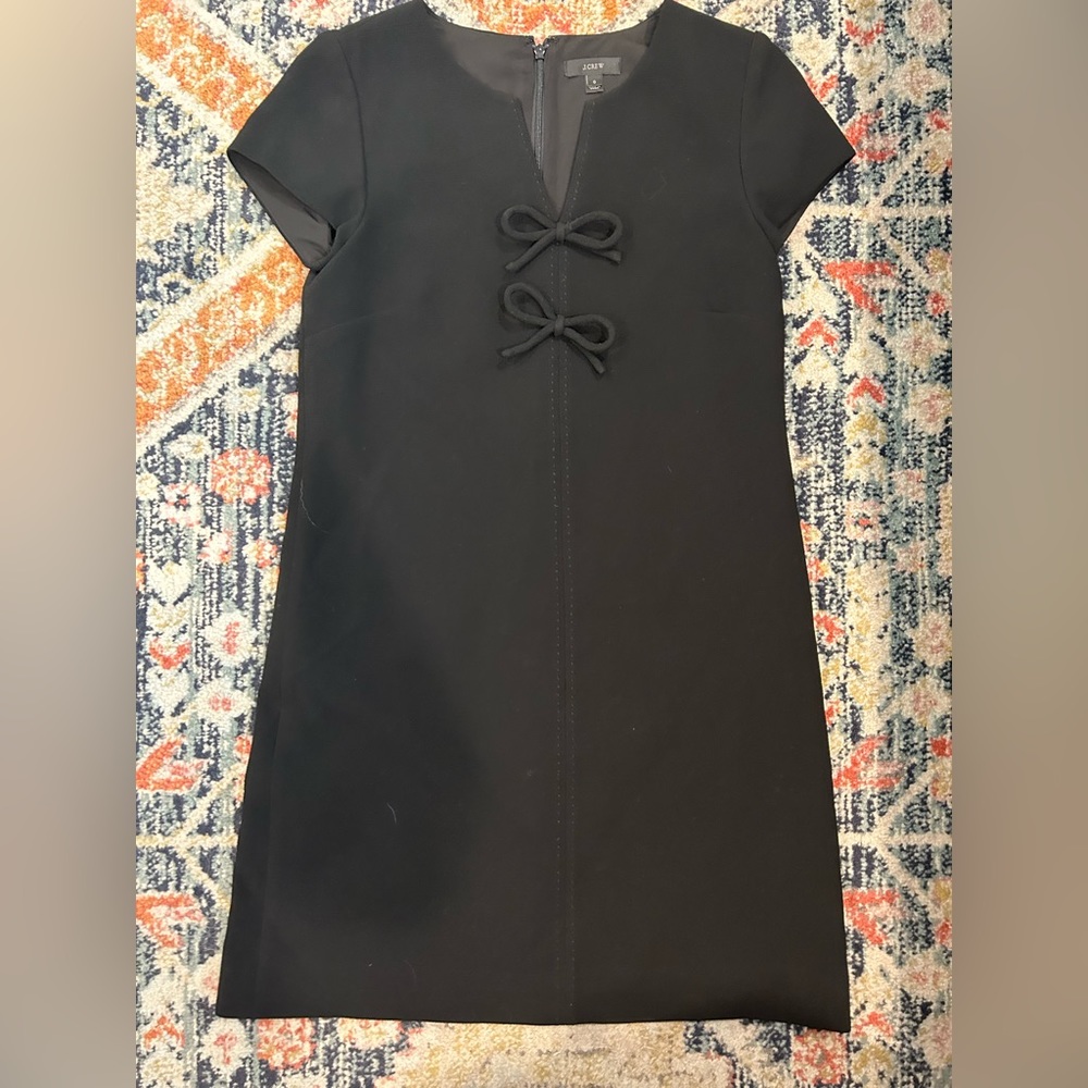 Jcrew collection bow minidress